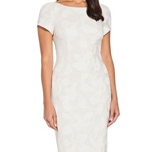 NWT Adrianna Papell Jacquard Sheath Dress